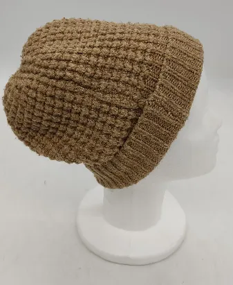 TCM Damenstrickhaube/mütze in beige – Bild 2