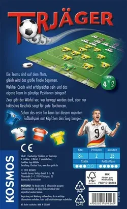 Torjäger – Fußball-Mitbringspiel für 2 Spieler (KOSMOS, 2010) – Taktikspiel - Bild 3