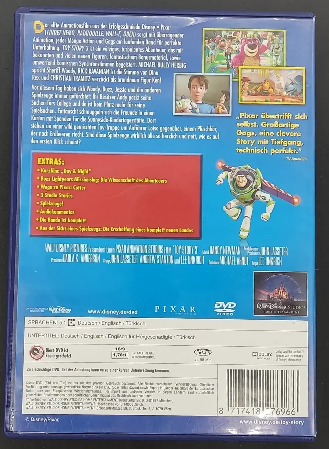 DVD "TOY Story 3" Disney / Pixar – Bild 2