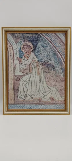 Wandbild Gabriel Erzengel | St. Jakobus-Fresko In Urschalling - Bild 1