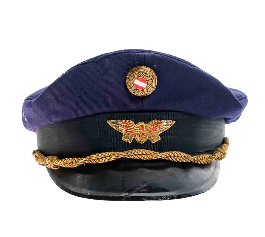 ÖBB Bahnkappe Otto Rek Wien, Größe 59, goldene Abzeichen - Bild 1