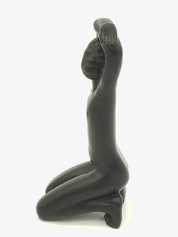 Vintage Kleine Keramikfigur Afrikaner - Bild 4