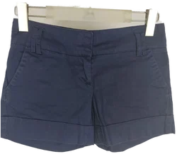Amisu Damen Stretch Shorts in Dunkelblau - Größe 34 – Vorschau 1