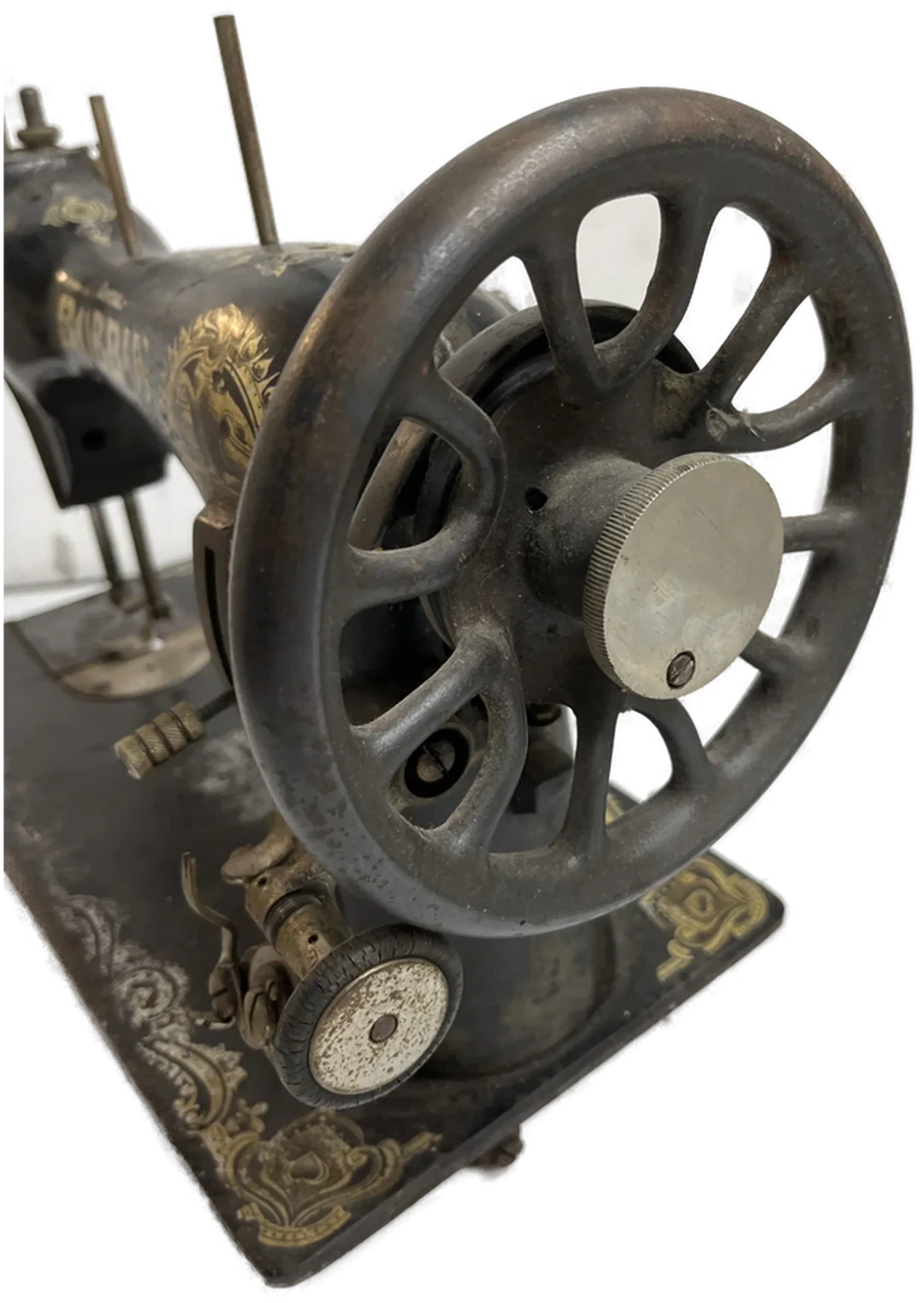 Vintage Nähmaschine Bobbin - Hochwertiges Deko-Raritätenstück – Bild 3