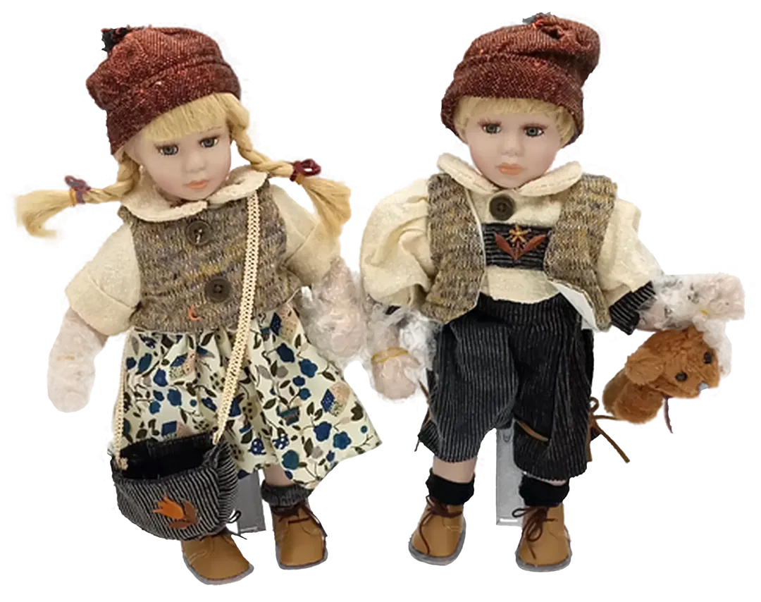 Porzellanpuppen Pärchen - Bild 1