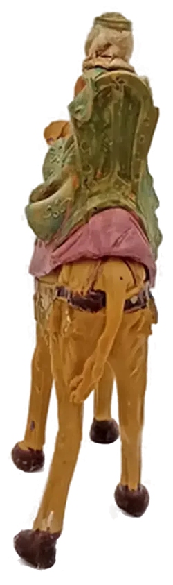 Krippenfigur - Heiliger König auf Kamel - Bild 2