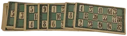 Vintage Sammlung von Bingokarten und Steinen  - Bild 8