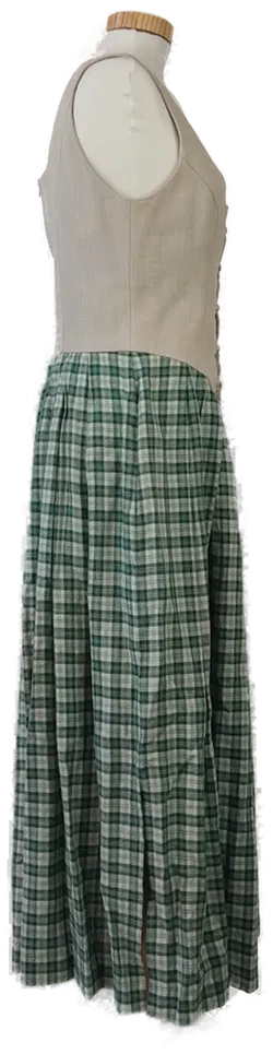 Damentrachtenkleid grau,grün mit Hornknöpfen - EUR 34 - Bild 2