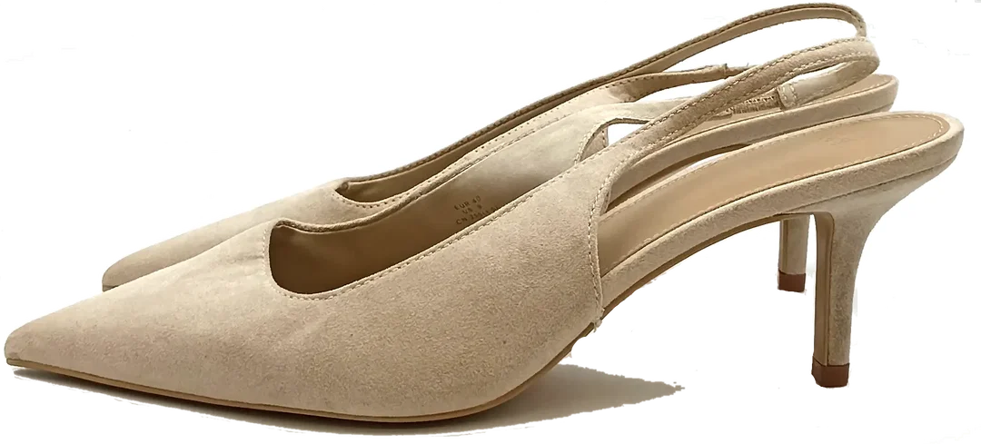 H&M Slingpumps creme Gr. 40 – Bild 5