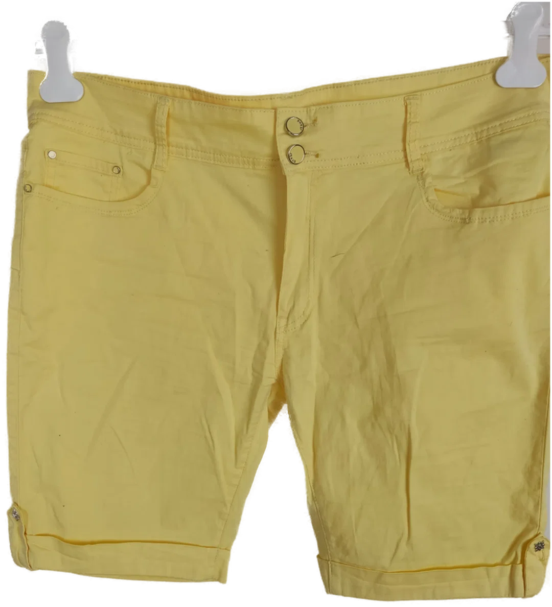 Shorts "Realize Denim Division", kurz mit Taschen, gelb, Größe 38 – Bild 1