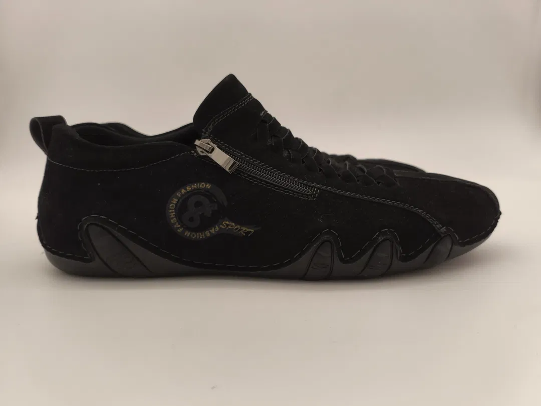 Herrenschuhe Sneaker schwarz Gr. 43 - Bild 4