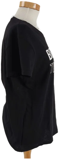 Fishbone Schwarzes Damen T-Shirt mit Aufschrift schwarz - Gr. XL - Bild 2