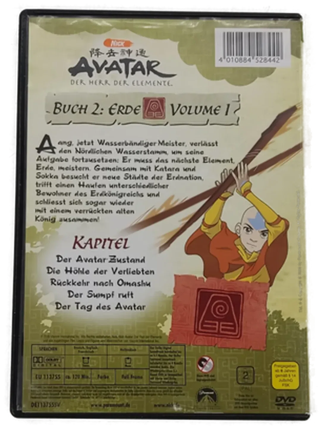 DVD "AVATAR" Der Herr der Elemente / Nick Buch 2: Erde Volume 1 – Bild 2