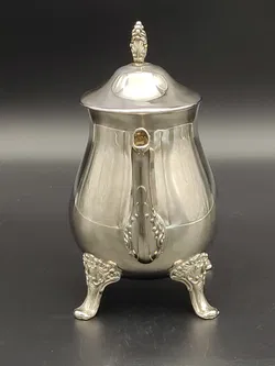 Vintage Kaffeekanne/Teekanne versilbert - EP BRASS  - Bild 5