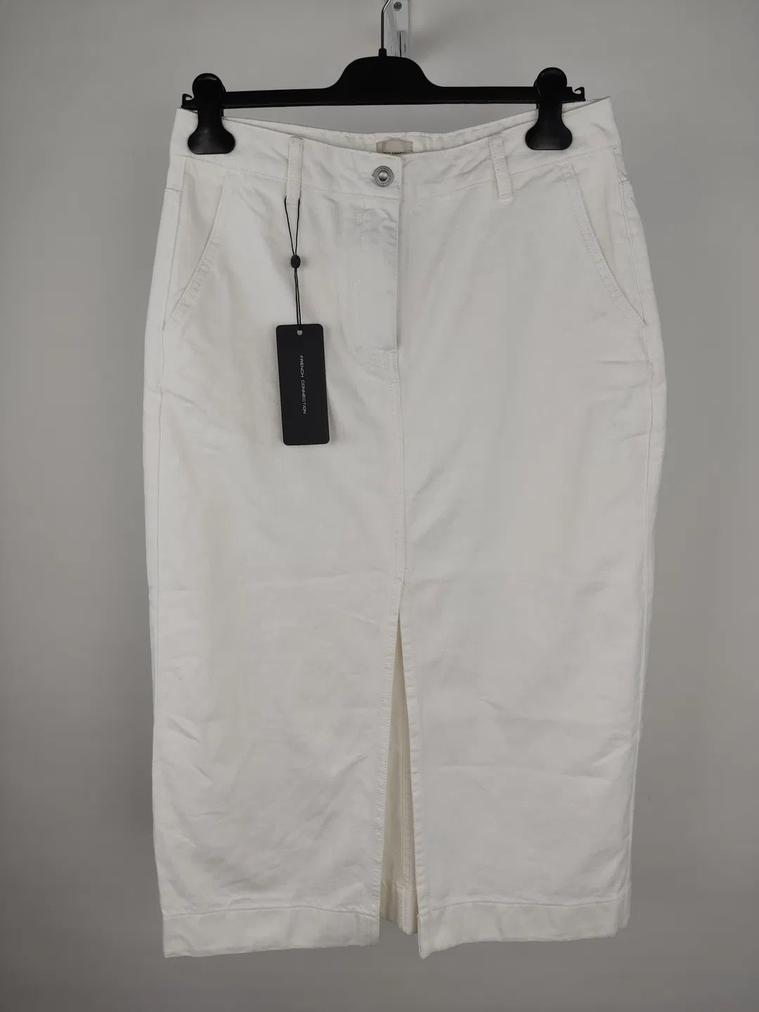 French Connection Damen Jeansrock weiß - 34 / XS - Bild 1