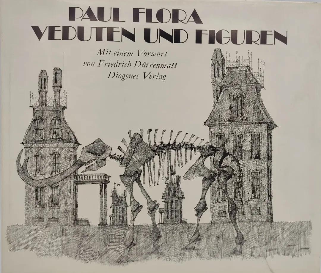 Paul Flora: Veduten und Figuren (Vorwort von Friedrich Dürrenmatt) - Bild 2