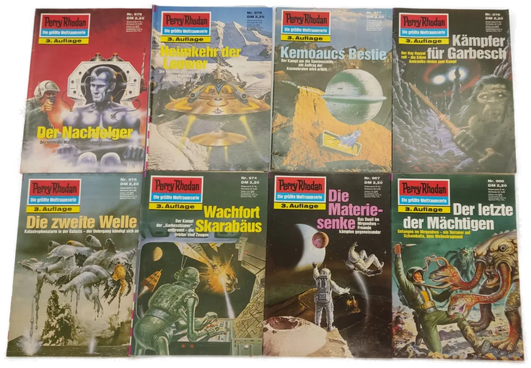 Taschenbücher Perry Rhodan 3. Auflage Konvolut 19 Stück – Bild 3