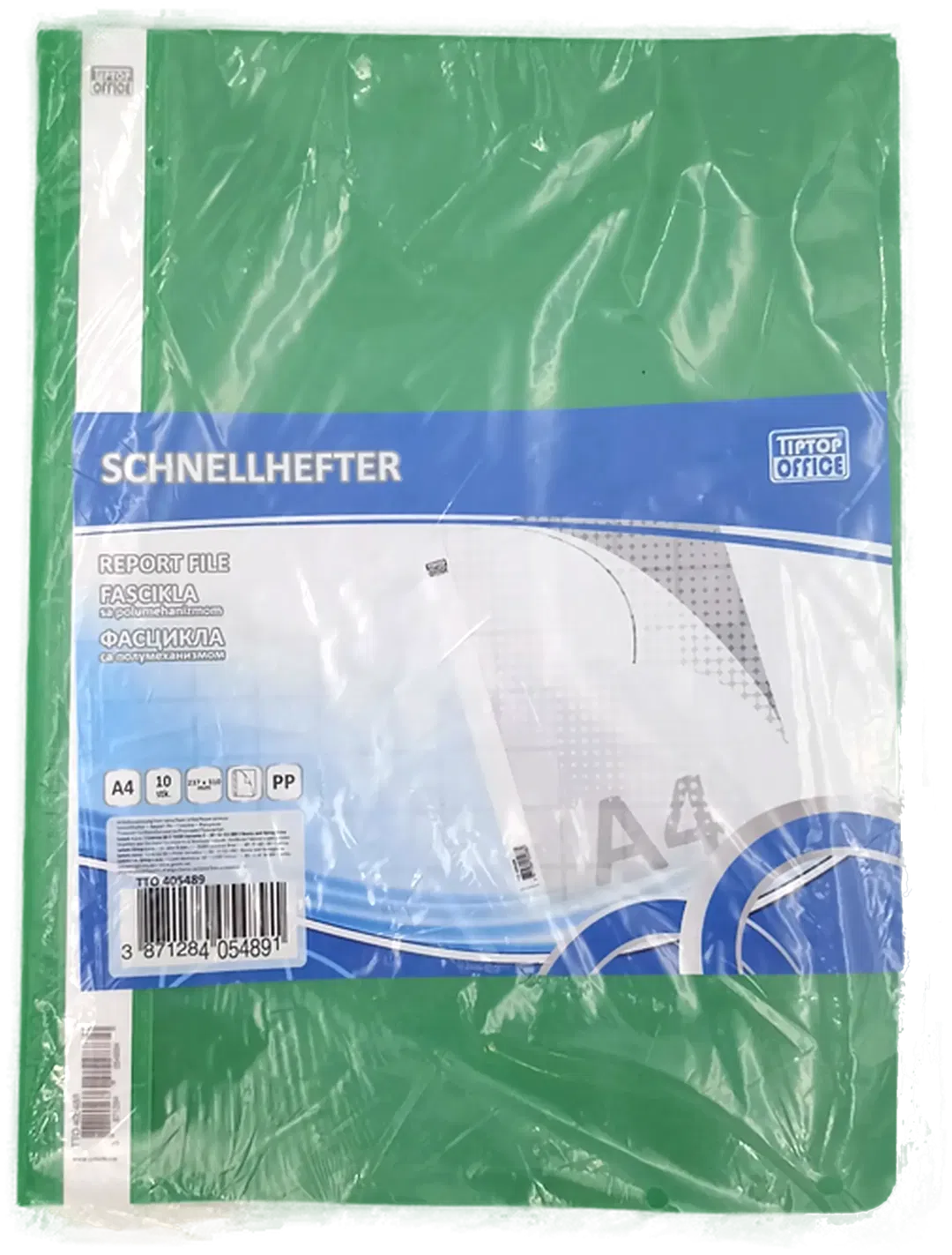 TIPTOP OFFICE Schnellhefter grün 10 Stk. A4 - Bild 4