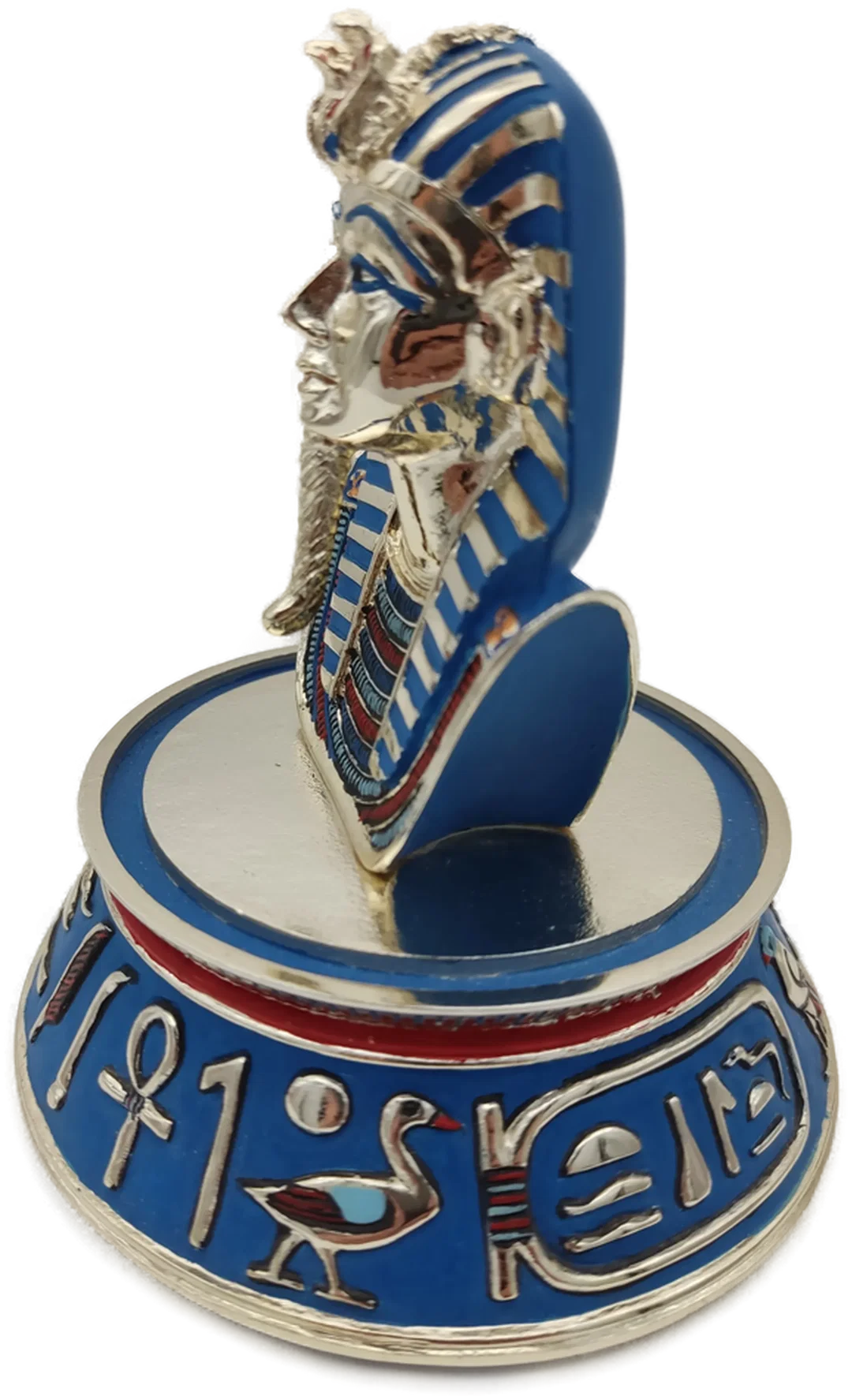 Tutanchamun Porzellan Totenmaske & Zertifikat von Franklin Mint | Ägyptischer Schatz – Bild 4