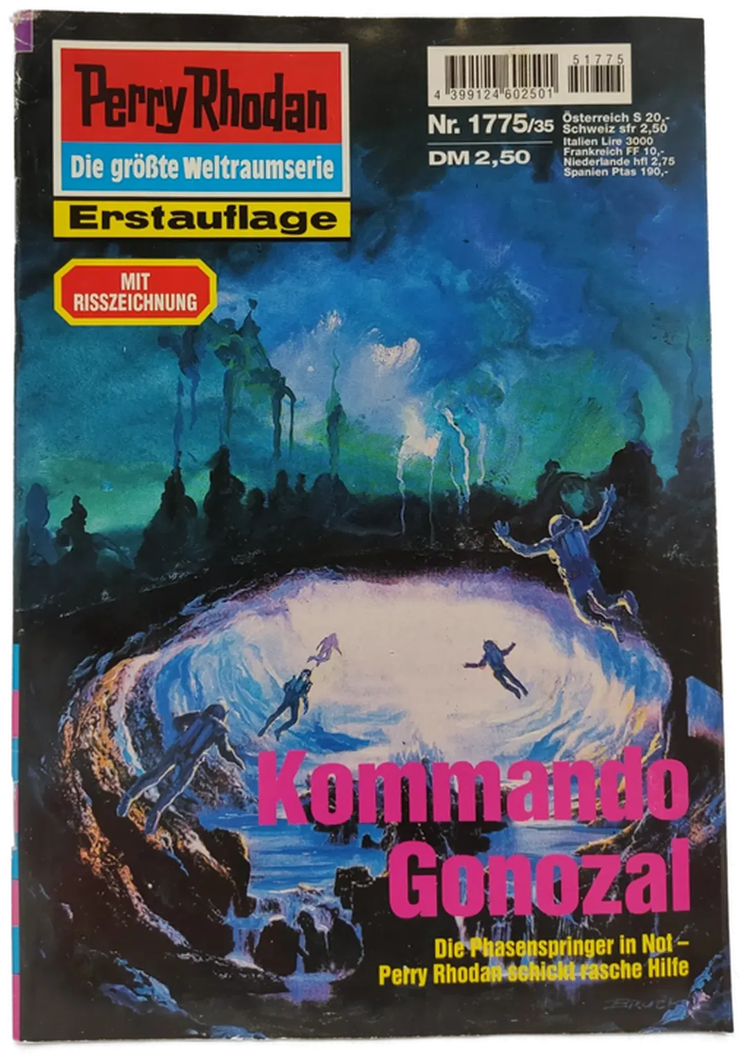 Romanheft Perry Rhodan Kommando Gonozal Erstauflage Nr.1775 - Bild 1