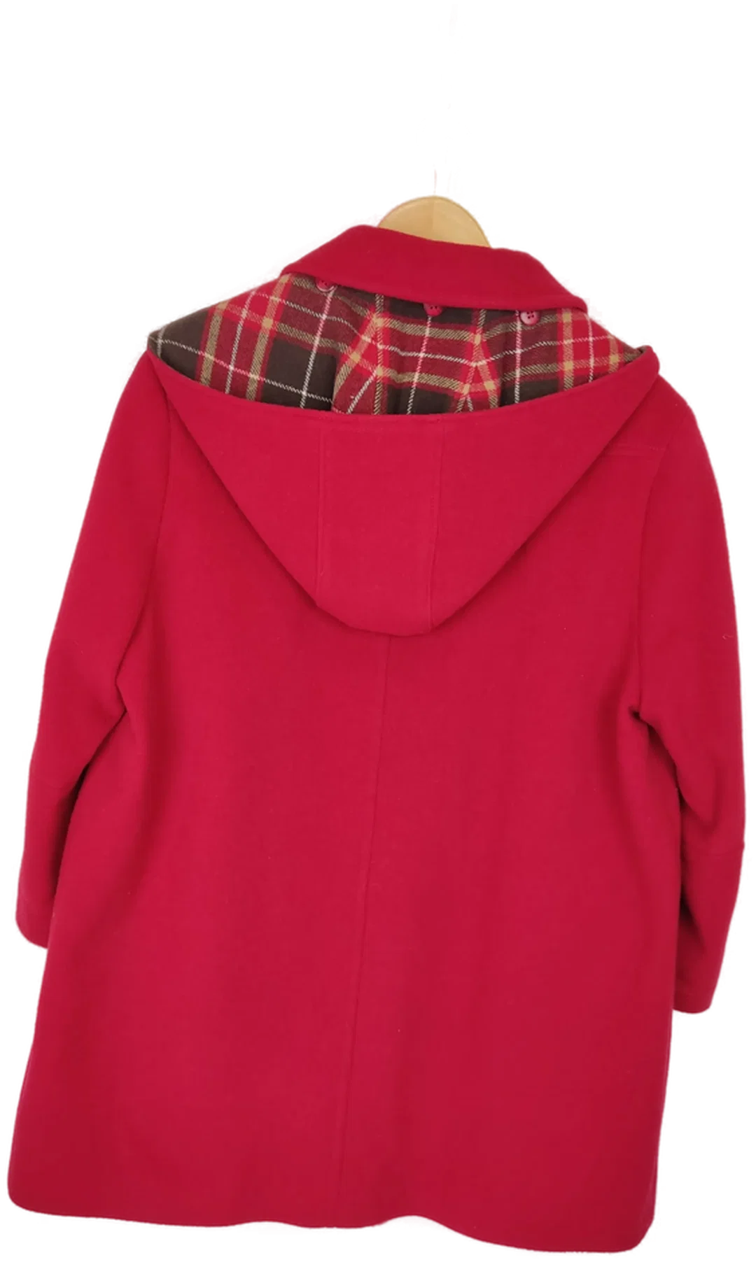 Lebek Damen Dufflecoat Rot Gr. 40 – Bild 2