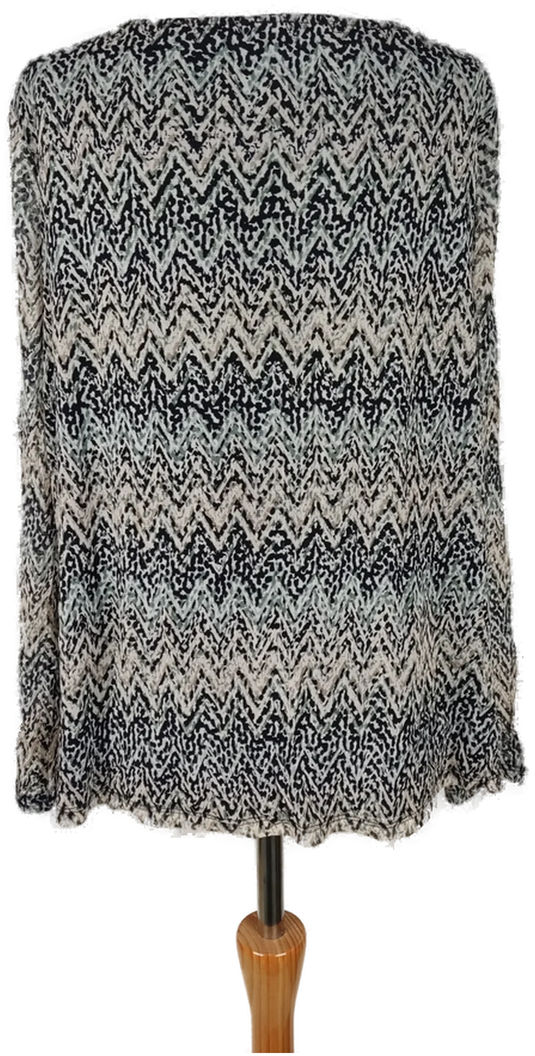 s.Oliver Bluse Gr.44 Langarm Zickzack |  Wie Neu – Bild 3