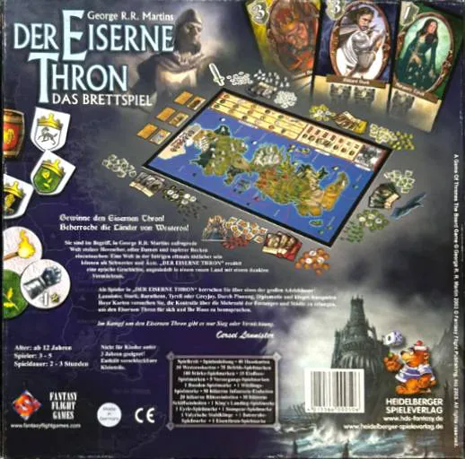 Der Eiserne Thron – Das Brettspiel | Heidelberger Spieleverlag | Fantasy Flight Games | Komplett – Top Zustand – Bild 3
