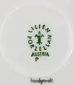 Lilienporzellan Austria - Alpenflora Untertasse - Bild 3