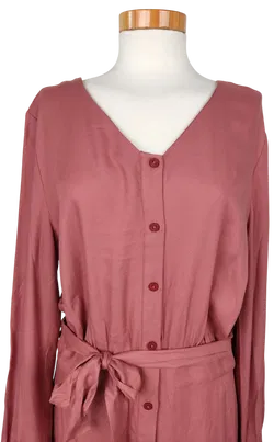SKFK Damen Midikleid, altrosa - Gr. XL  - Bild 4