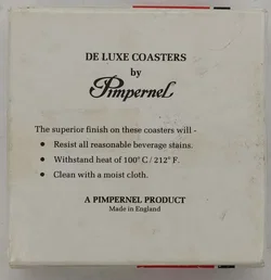 PIMPERNEL De Lux Coasters / Untersetzer-Set 