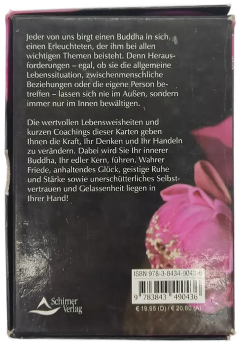 Kartenset "Was dein innerer Buddha dir zu sagen hat" mit 54 Karten und Begleitbuch – Bild 2