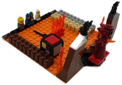 Lego 3847 Magma Monster (mit Ersatzfigur, die graue Figur fehlt) - Bild 5