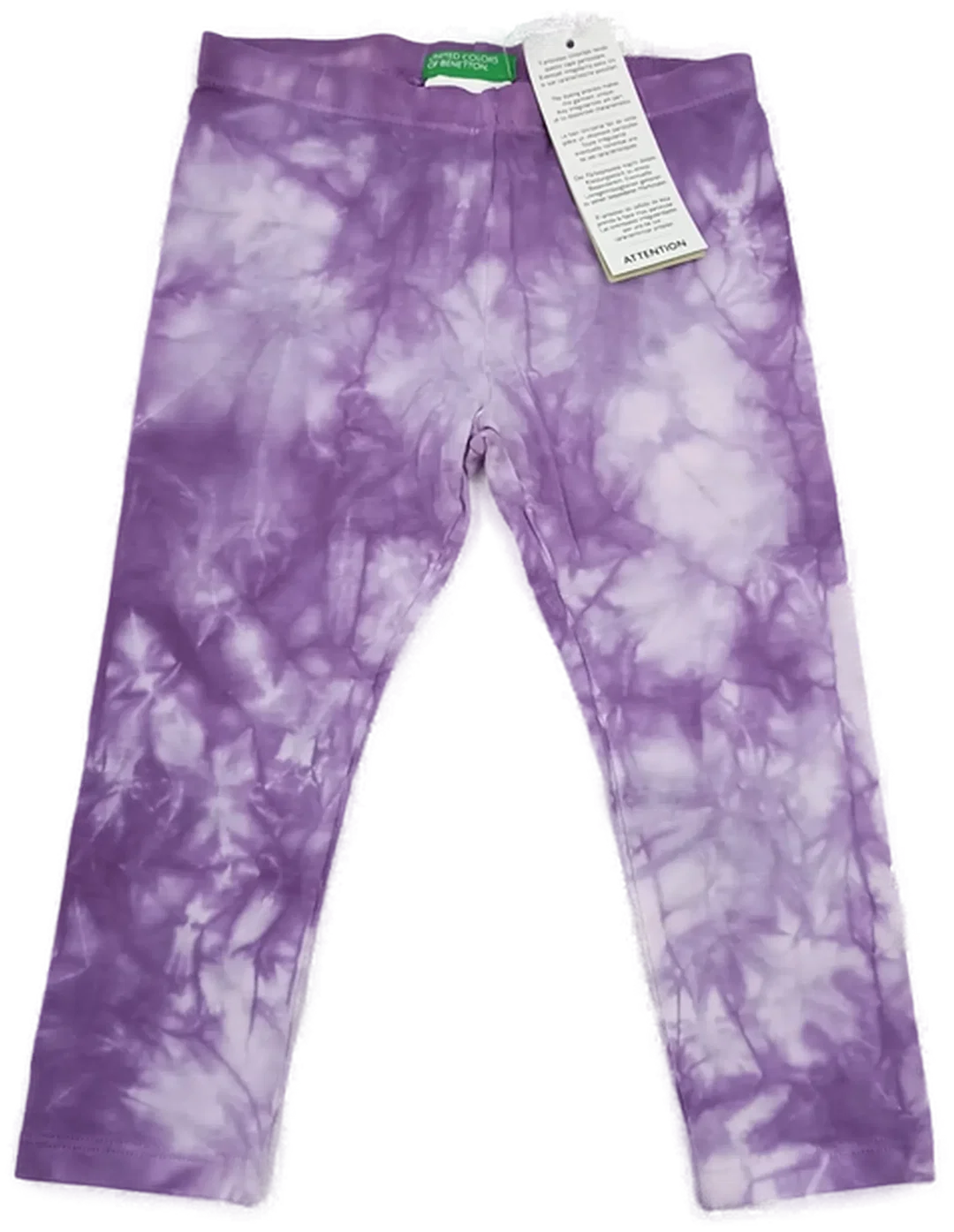 United Colors of Benetton Kinderleggings lila/weiß Gr. 82 – Bild 1