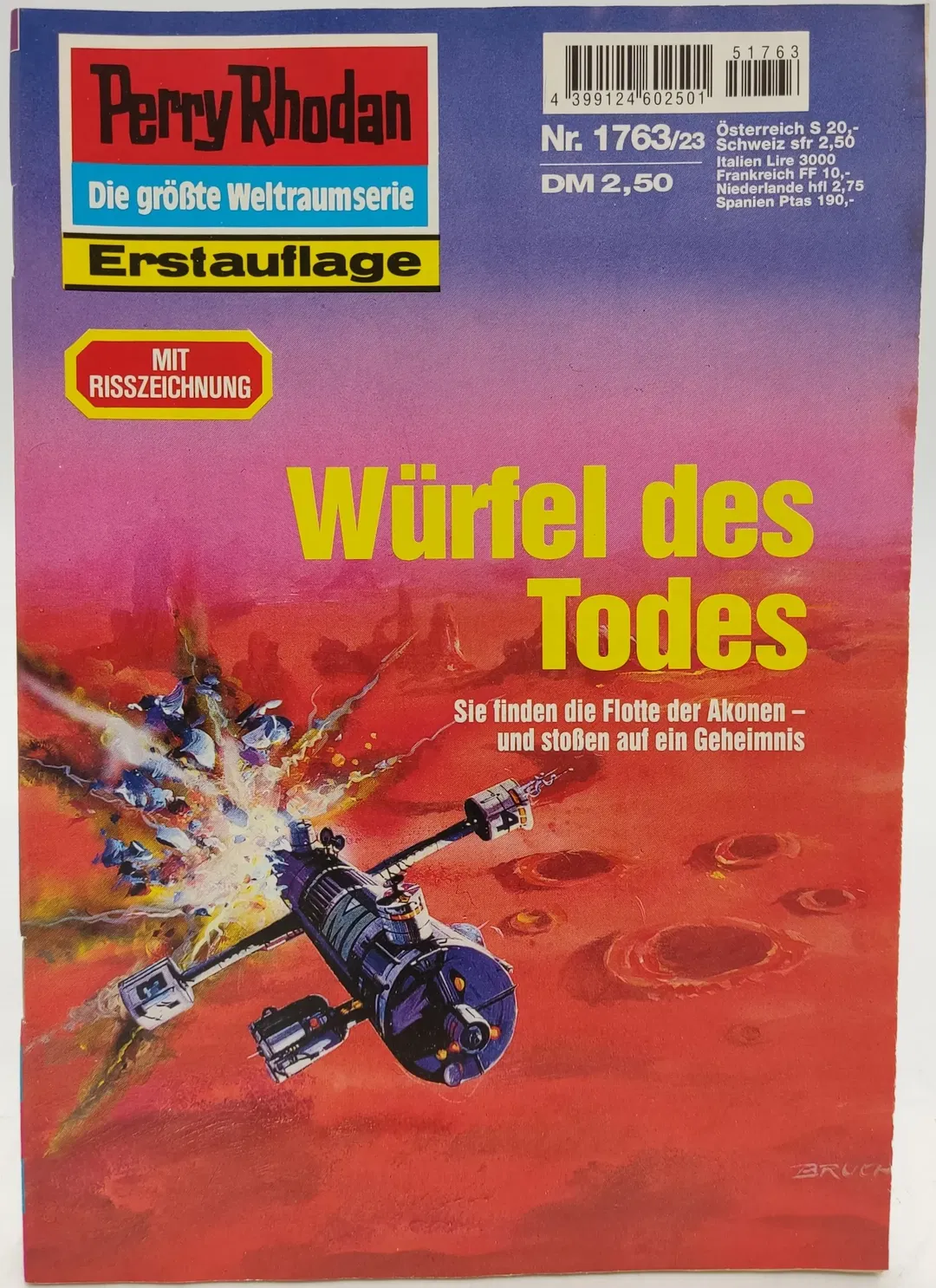 Romanheft Perry Rhodan Würfel des Todes Erstauflage Nr.1763 - Bild 1