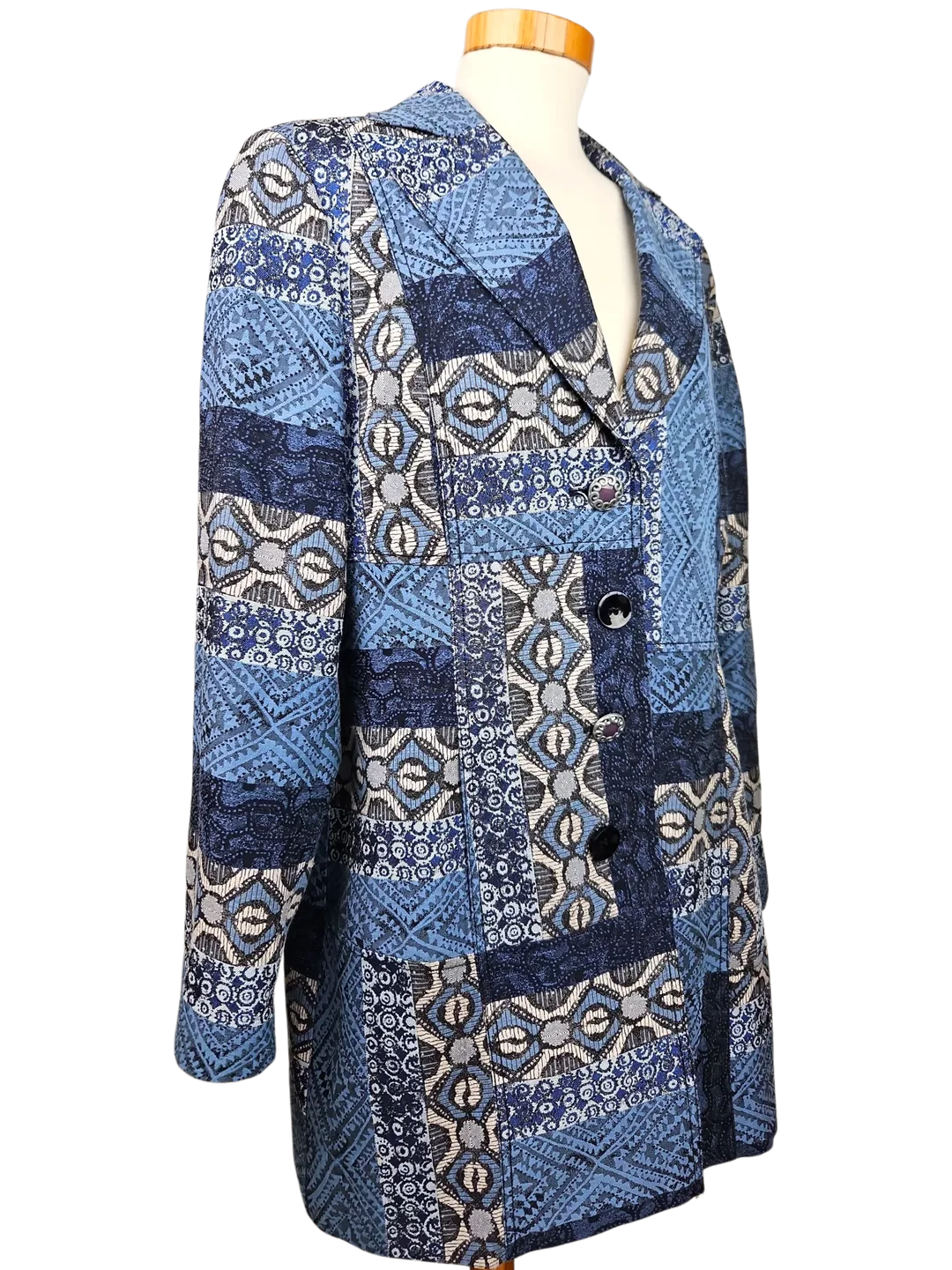 Steilmann Damen Blazermantel, blau - Gr. XL/42 – Bild 2
