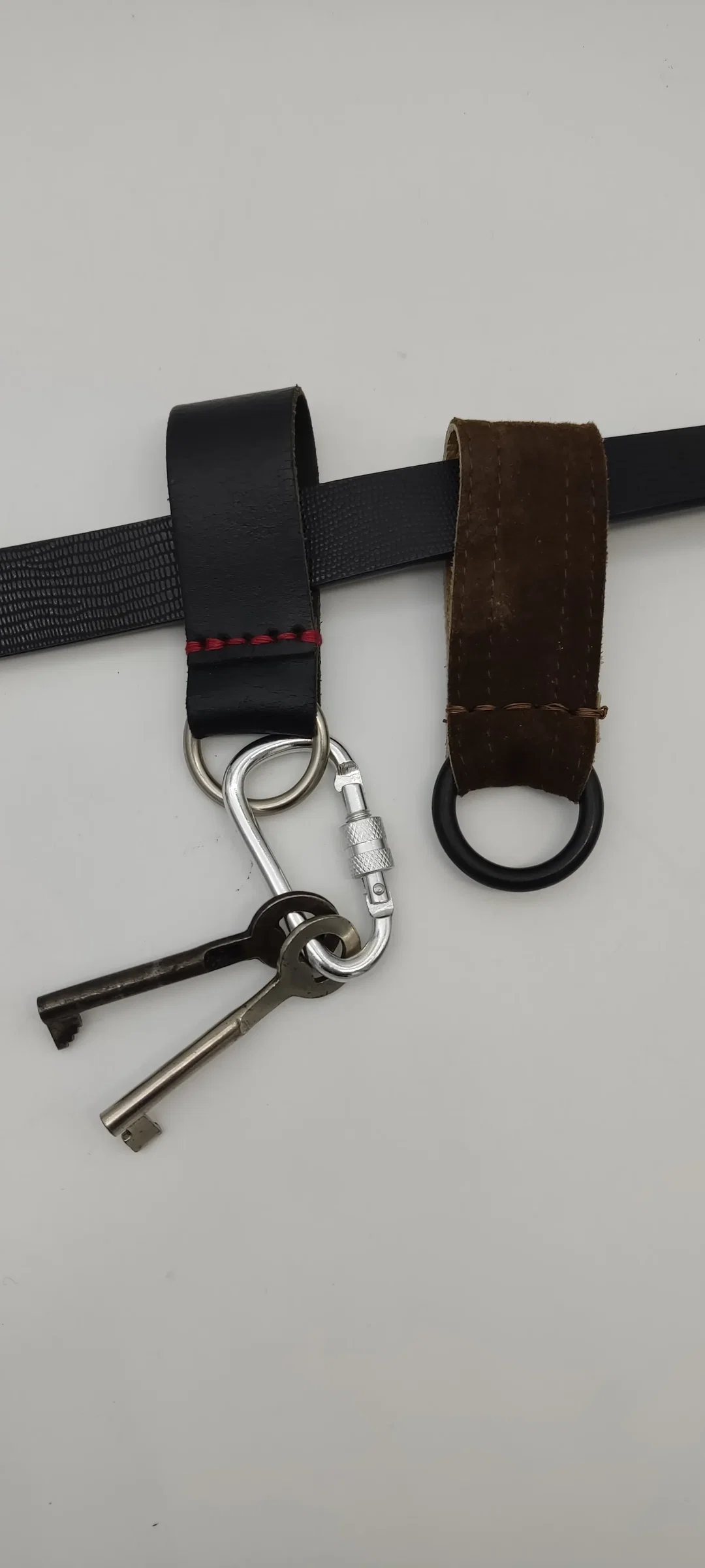 Leder-Gürtel Schlüsselanhänger – Bild 2
