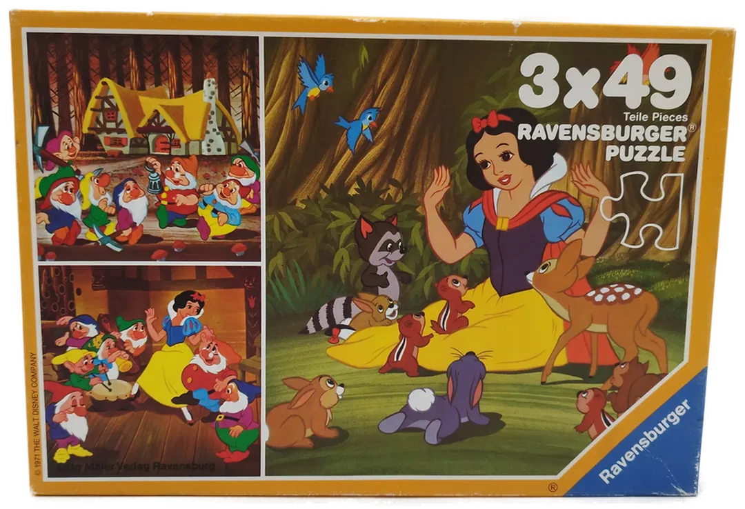 Schnewittchen 3x49 - ein Ravensburger Puzzle - Bild 1