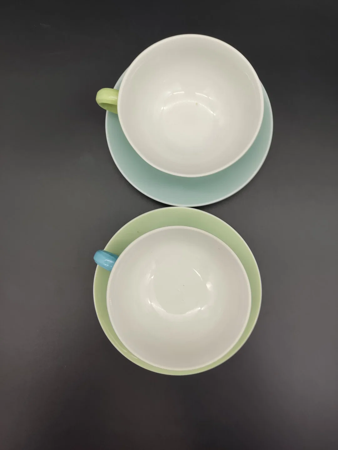 Lilien Porzellan - 2x Kaffeetassen mit Unterteller – Bild 4