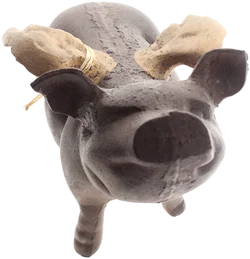Geflügeltes Schwein – schwere Deko-Skulptur | vermutlich Messing | ca. 29 cm - Bild 2