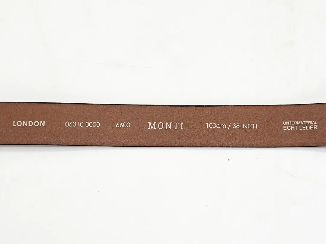 MONTI - Herren Ledergürtel - Länge ca.100 cm – Bild 5