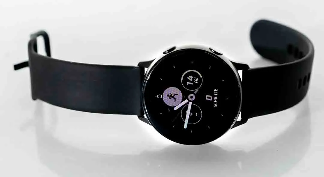 SAMSUNG Galaxy Watch Active Uhr / Smartwatch SM-R500 in schwarz – Bild 2