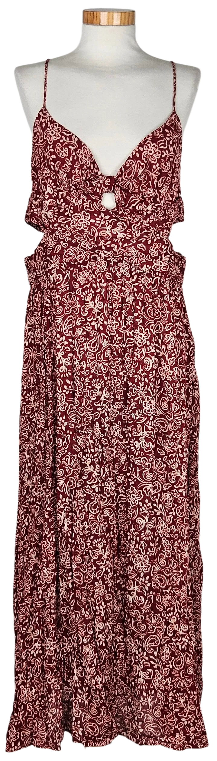 ZARA Damen Maxikleid, rot - Gr. XS – Bild 1