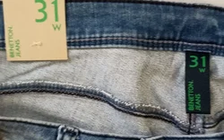 United Colors of Benetton Damen Jeans blau Gr. 31 - Bild 3