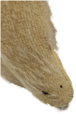 Teddybär Stofftier in braun-rot, Höhe 48cm - Bild 6