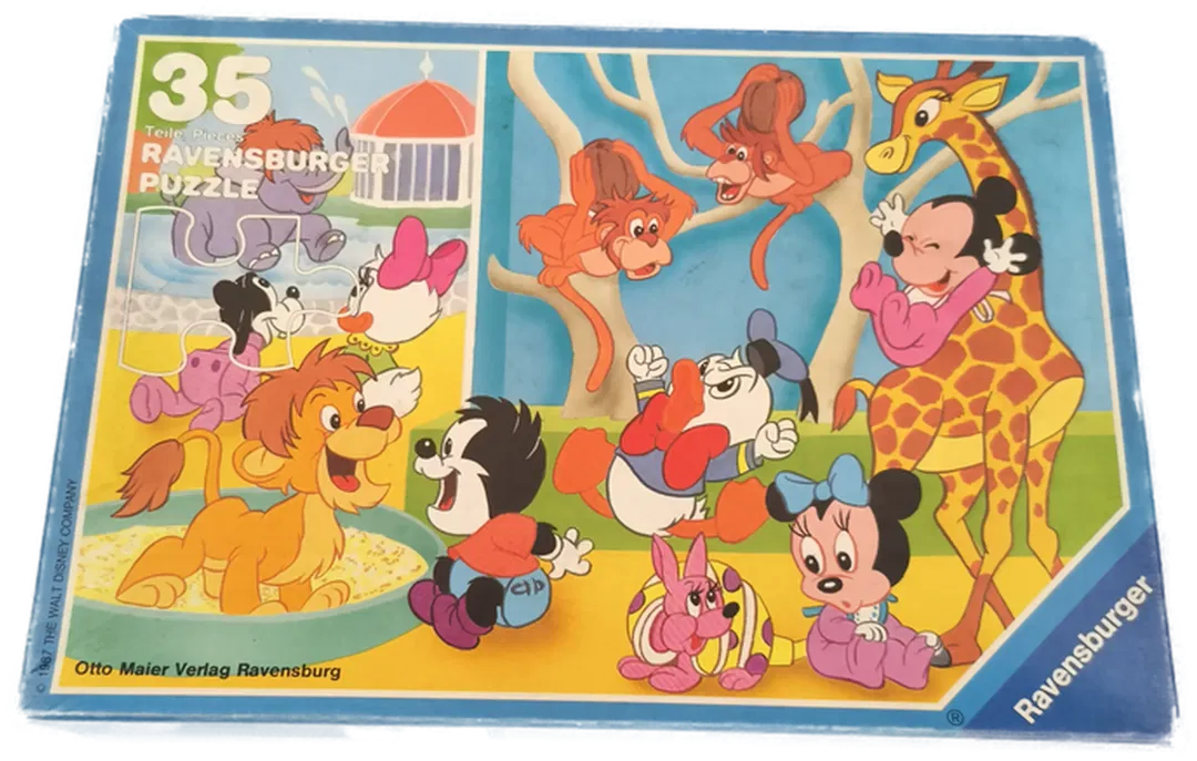 Puzzle Micky Maus, Ravensburger, 35 Teile, Kinder, retro - Bild 1