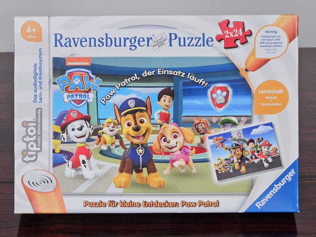 tiptoi® 2x24 Puzzle für kleine Entdecker: Paw Patrol - Ravensburger - Bild 4