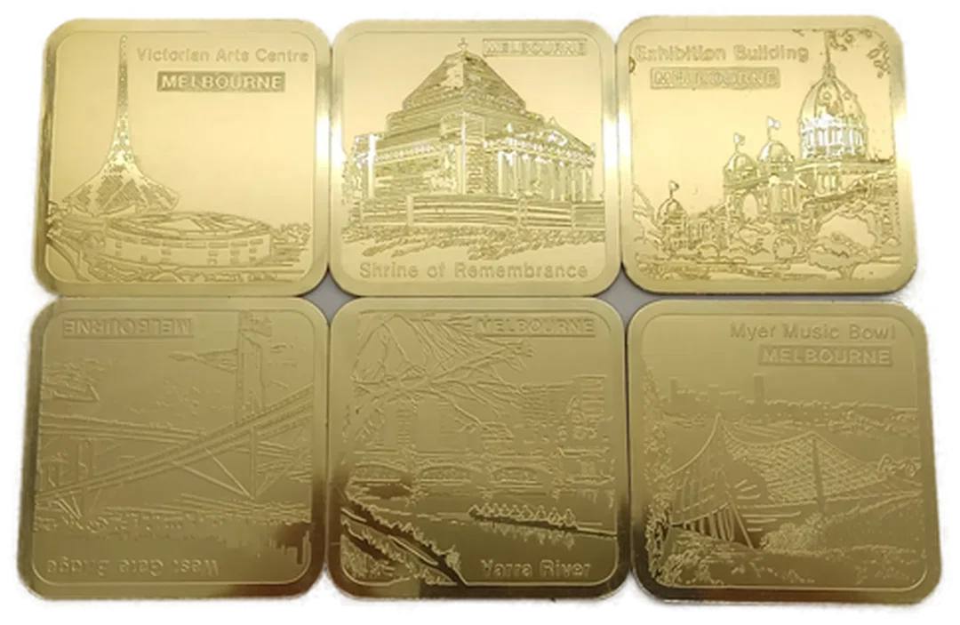 Riga Untersetzer Set "Elegant Drink Coasters" Melbourne – Bild 4