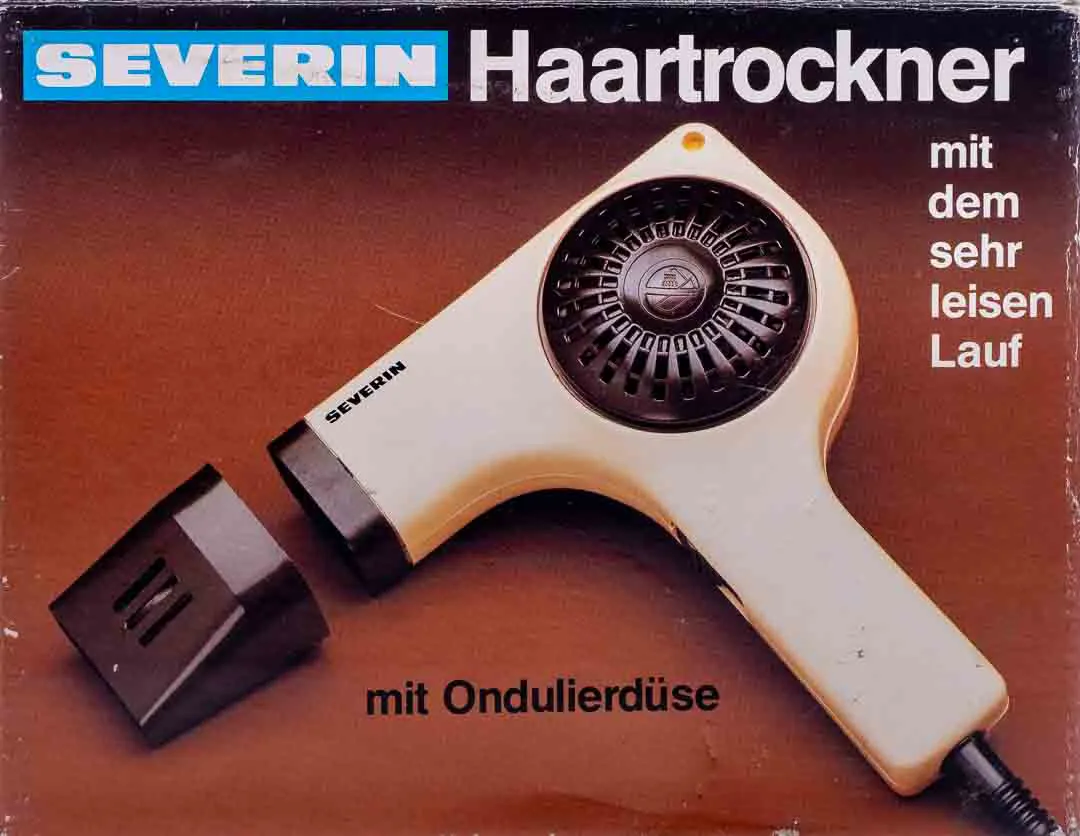 SEVERIN Vintage Haartrockner / Föhn in beige-braun – Bild 5