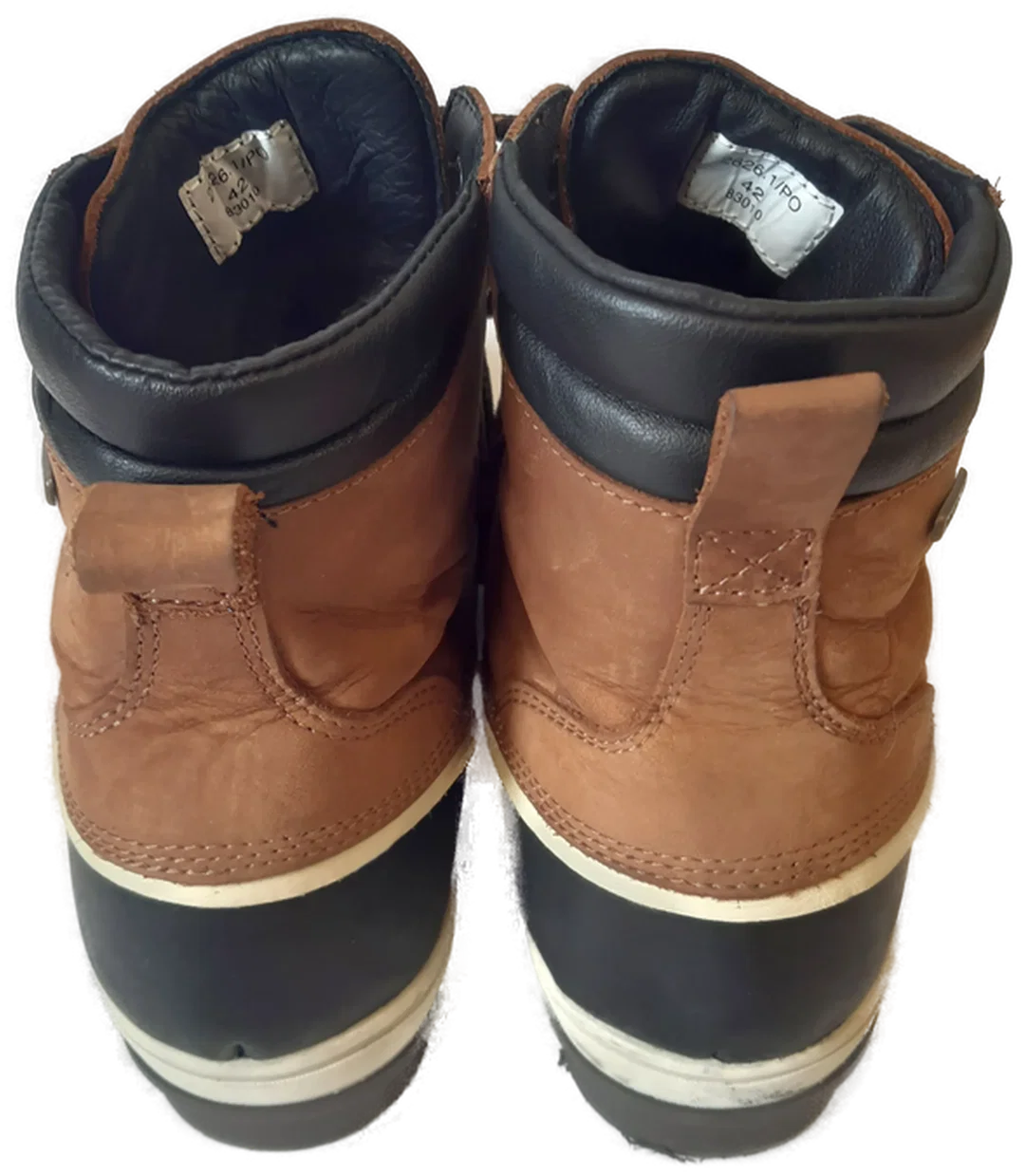 Polaris Herren Snowboot Lederkombination, braun/schwarz - Gr. 42 – Bild 5