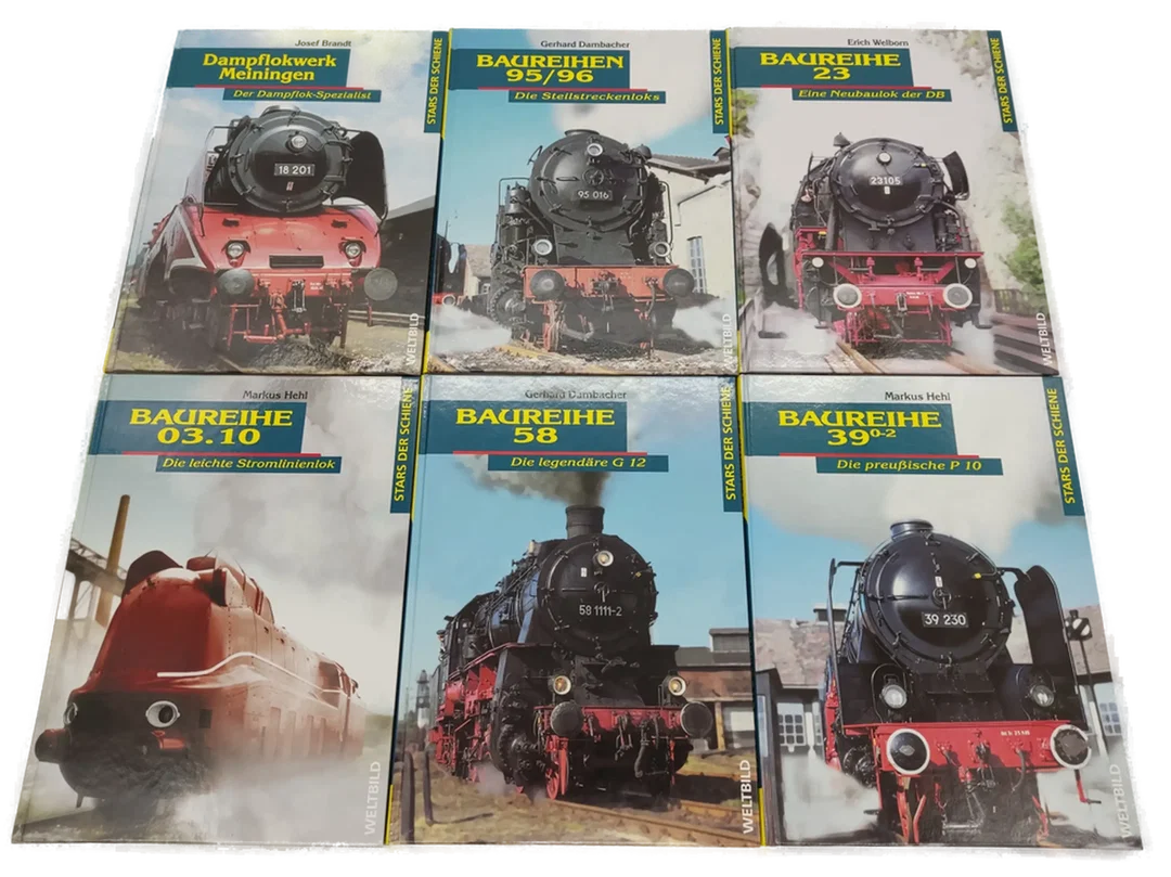 Buch Weltbild "Stars der Schiene" Eisenbahnen in 16 Bänden /Dampflokomotive – Bild 3